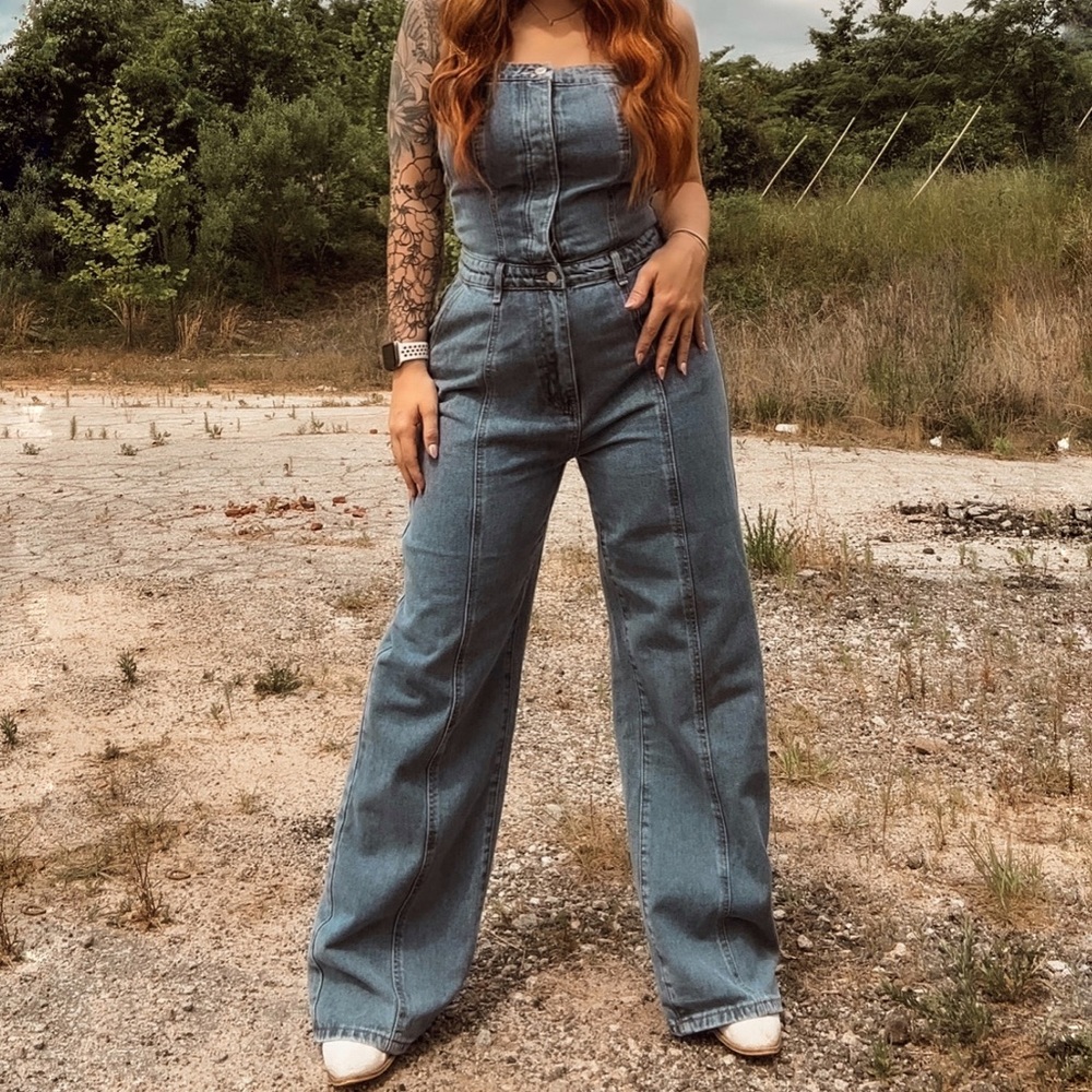 Denim Jumpsuit SOLD
